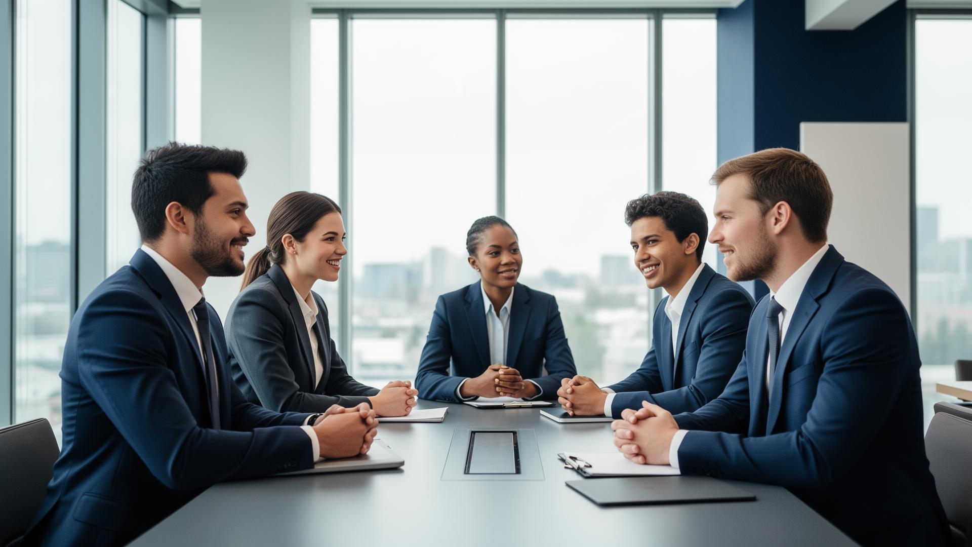 Lecan Solutions recruitment team in consultation
